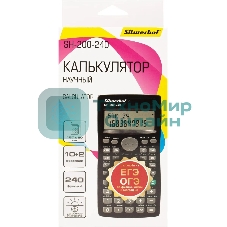 Калькулятор научный Silwerhof SH-200-240 черный 10-разр.