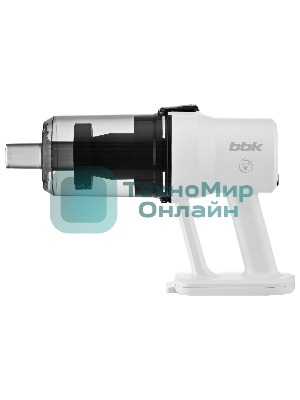 Пылесос вертикальный BBK BV2600 белый/черный, питание от сети, 170 Вт, уборка сухая, пылесборник 0.5 л