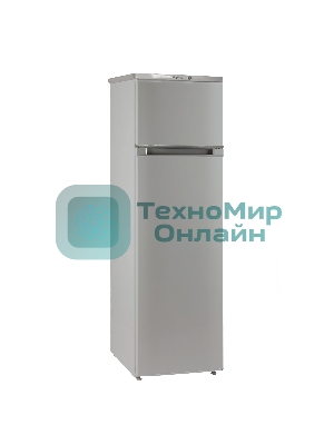 Холодильник Бирюса M424 металлик двухкамерный 170/35л морозилка сверху