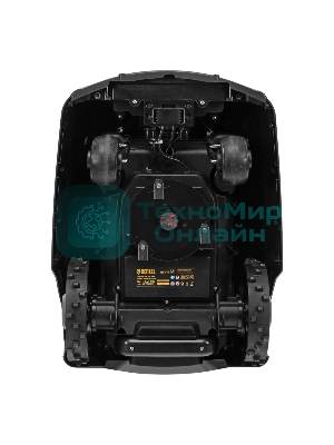 Робот-газонокосилка Denzel Grass Master 1000, ультразвуковой датчик, 3 Ач, LCD дисплей, Wi-Fi