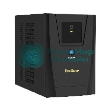 Источник бесперебойного питания ExeGate SpecialPro UNB-1200.LED.AVR.C13.RJ 1200VA/750W, LED, AVR, 6*IEC-C13, RJ45/11, черный