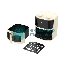 Аэрогриль BQ AF6000M бежевый, 1700 Вт, 6 л, сенсор, 4 программы