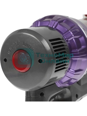 Пылесос вертикальный Zelmer STICK ZSVC925T Wiktor фиолетовый/черный, питание от аккумулятора, 380 Вт, уборка сухая, пылесборник 0.8 л