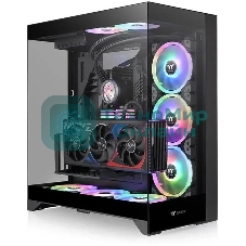 Компьютерный корпус Thermaltake CTE E550 TG черный без БП ATX 8x120мм 6x140мм 2xUSB3.0 audio bott PSU