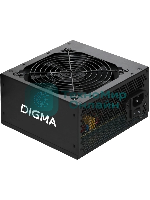 Блок питания Digma DPSU-600W-WH RTL, 600Вт, 80 PLUS, 120мм, черный