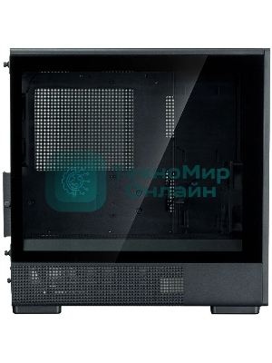Компьютерный корпус Zalman P10 NAMU, MATX, черный, WINDOW, FRONT COVER WALNUT, 2x3.5