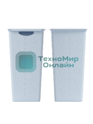 Корзина для белья Альтернатива Виолетта М2444 30 л, голуб .