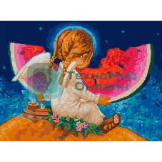 Картина по номерам БЕЛОСНЕЖКА 914-AS Сладкий арбуз