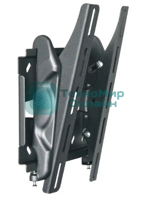 Кронштейн для телевизора Holder LCDS-5010 черный металлик, настенный, наклон