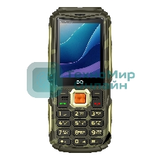 Мобильный телефон BQ 2430L Tank Connect камуфляж/золотистый