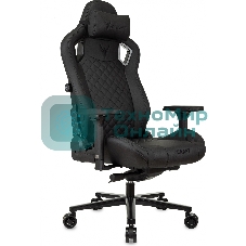 Кресло Knight Craft черный, экокожа, 120 кг, механизм качания