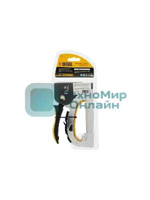 Степлер мебельный Denzel, стальной корпус, быстрая загрузка, регул. силы удара, тип 53, 4-14 мм