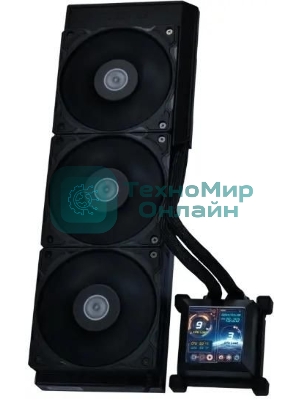 Система жидкостного охлаждения Lian-Li HydroShift LCD 360S Soc-AM5/AM4/1700 черный 4-pin 29.8dB Al+Cu LCD 330W Ret (G89.GHSLCD36SB.R0)
