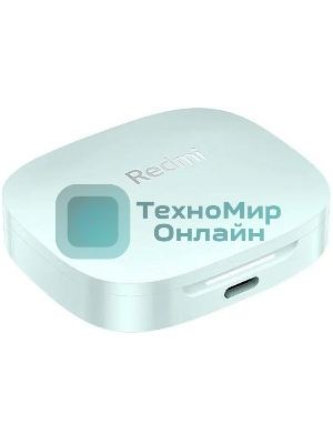 Наушники TWS Xiaomi Redmi Buds 6 зеленый, внутриканальные, Bluetooth, активное шумоподавление, до 40 ч