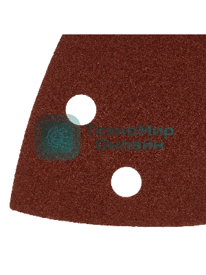 Треугольник абразивный Denzel на ворc. подложке под 