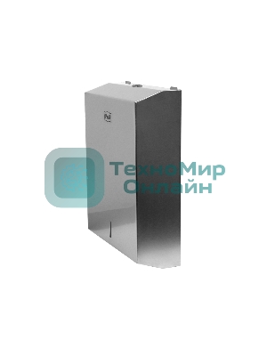 Диспенсер бумажных полотенец Puff 5615, хром мат., антивандальный с ключом