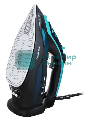 Утюг Hyundai H-SI01221 3000 Вт черный/зеленый
