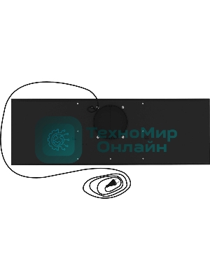 Вытяжка полностью встраиваемая Elikor Cube 90П-1000-Э4Д черный, 90 см, 1000 куб. м/ч, 69 дБ