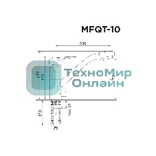 Кухонный смеситель Maunfeld MFQT-10LGR светло-серый