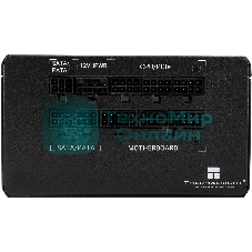 Блок питания Thermalright, 750W 80+ Bronze (ATX, 3.0, PCIe 5.0, Full modular, 1x24(20+4)pin, 2xCPU 8(4+4)pin, 4xPCIe*2 8(6+2)pin, 3xSATA3, 1x12+4pin (12VHPWR PCIe 5.0 12+4pin 600mm), 3xMOLEX4pin, Active, 120x120мм, 150x140x86mm, APFC, black)