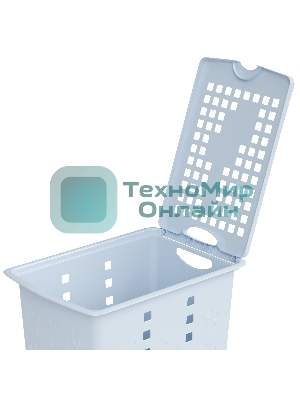 Корзина для белья Альтернатива Виолетта М2444 30 л, голуб .