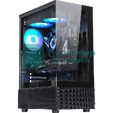 Компьютерный корпус AeroCool/Formula Crystal Z1 черный без БП ATX 2xUSB 2.0 1xUSB 3.0 audio bott PSU