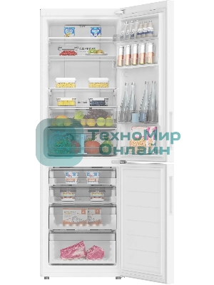 Холодильник Haier C2F619CWU1 белый двухкамерный 256/108л морозилка снизу, No Frost