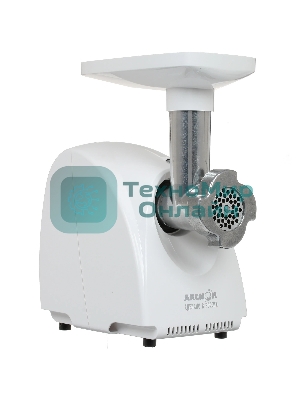 Мясорубка электрическая Аксион М31.03 белый, 1500 Вт, 1.7 кг/мин, реверс, защита от перегрузки, насадки - 4