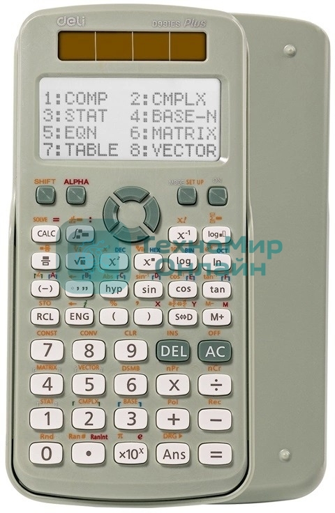 Калькулятор научный Deli ED991ES зеленый 10+2-разр.