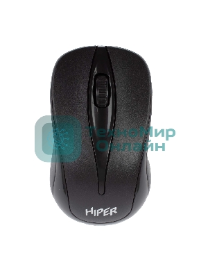 Мышь беспроводная HIPER HOMW-061 черный, 1000 dpi, радиоканал, USB, кнопки - 3