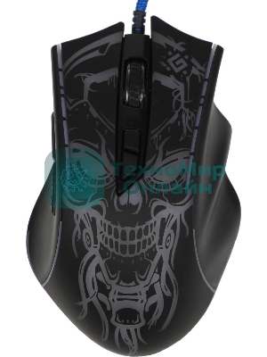 Мышь проводная Defender Bulletstorm GM-928 черный, 7200 dpi, USB, кнопки - 7