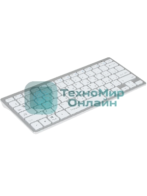 Комплект клавиатура+мышь Qumo Paragon K15/M21 беспроводной, USB, 1600 DPI, белый