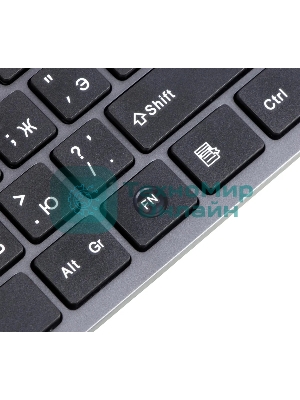 Клавиатура A4Tech KV-300H проводная, USB Type-A, серый