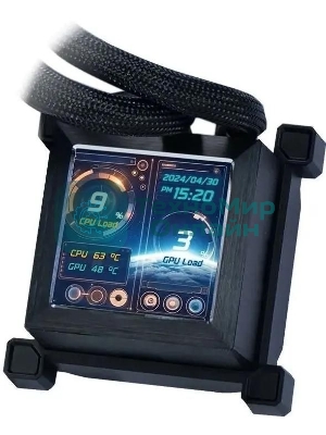 Система жидкостного охлаждения Lian-Li HydroShift LCD 360S Soc-AM5/AM4/1700 черный 4-pin 29.8dB Al+Cu LCD 330W Ret (G89.GHSLCD36SB.R0)