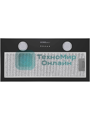 Вытяжка встраиваемая HOMSair Fleet 60 черный, 59.8 см, 520 куб. м/ч, 50 дБ