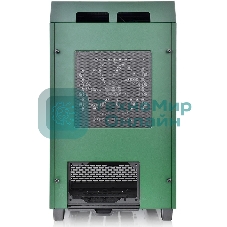 Компьютерный корпус Thermaltake The Tower 100 Racing Green без БП miniITX 1x120мм 3x140мм 2xUSB 3.0 audio bott PSU