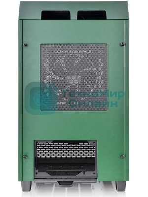 Компьютерный корпус Thermaltake The Tower 100 Racing Green без БП miniITX 1x120мм 3x140мм 2xUSB 3.0 audio bott PSU