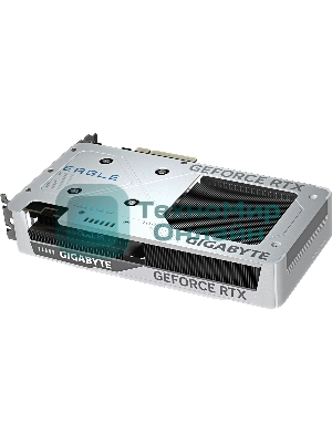 Видеокарта Gigabyte GeForce RTX 5060 Ti Eagle OC Ice, NVIDIA RTX 5060 Ti, 16 ГБ GDDR7, 128 бит, PCI-e 5.0, 1xHDMI, 3xDP, 2617 МГц