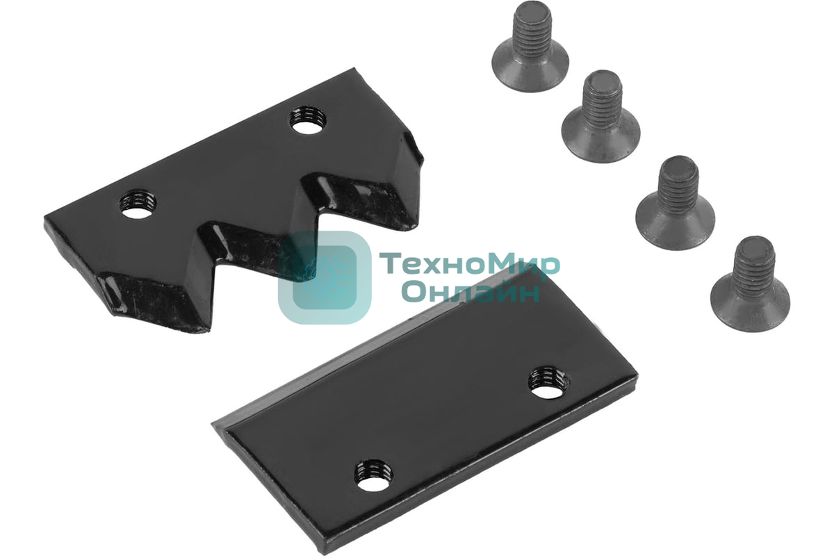 Нож шнека для грунта Denzel ER-150, диаметр 150 мм, комплект 2 шт