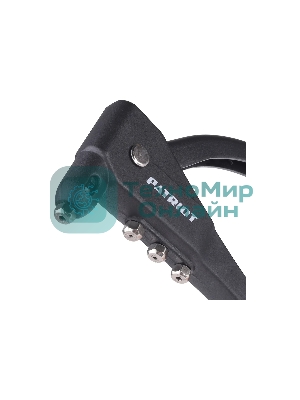 Заклепочник PATRIOT RP 270, усиленный литой корпус, набор заклепок (по 15шт х 2,4-3,2-4,0-4,8 мм)