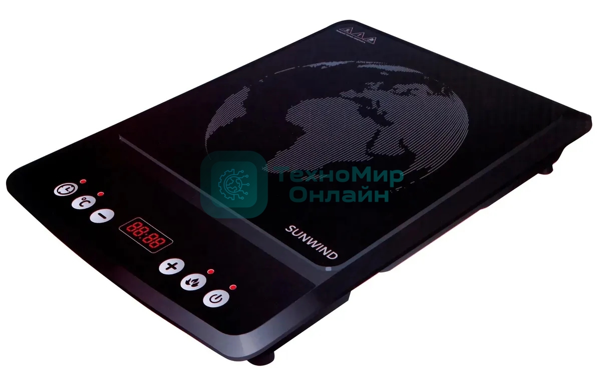 Плита настольная индукционная SunWind SCI-0501 черный стеклокерамика (настольная)
