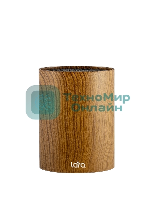 Подставка для ножей универсальная LARA LR05-101 Wood овальная Soft touch полипропилен