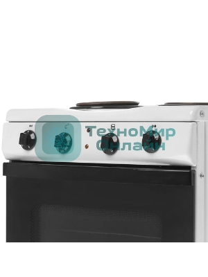 Плита электрическая Мечта 15М белый, конфорок 2 шт, духовка 25 л, 50 см x 47 см x 43 см