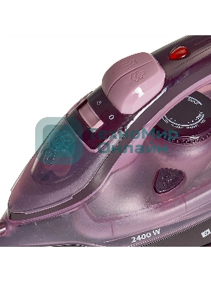 Утюг Delta DL-353 коричневый, 2400 Вт, 28 г/мин, 135 г/мин, 350 мл