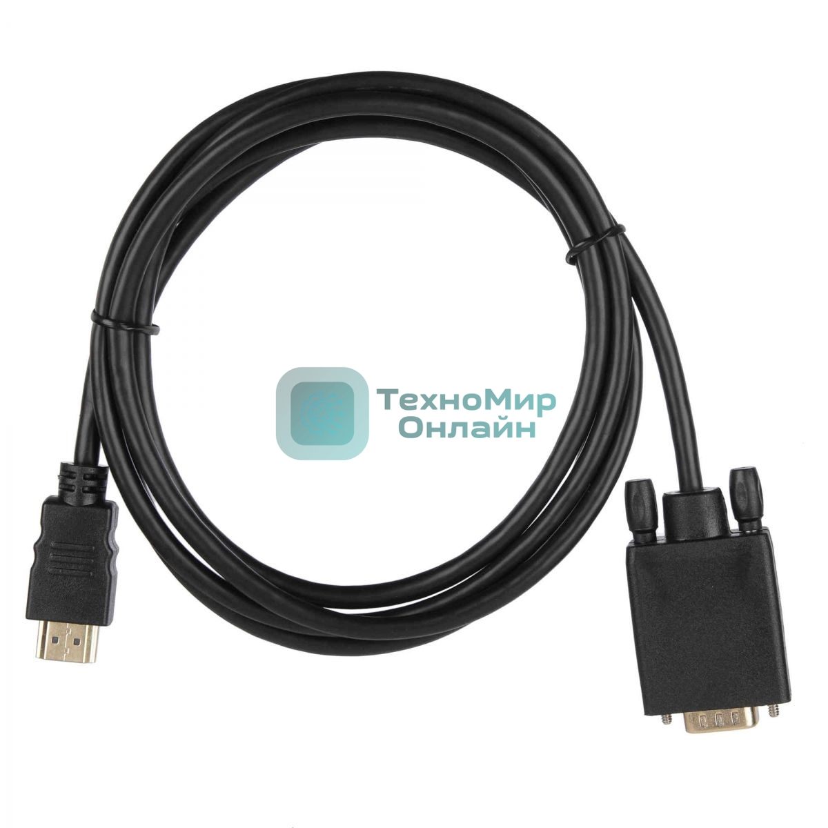 Кабель ACD-DHVM1-18B ACD-DHVM1-18B HDMI 1.4, Golden Plated,19m/15m, HDMI-VGA черный, 1.8м