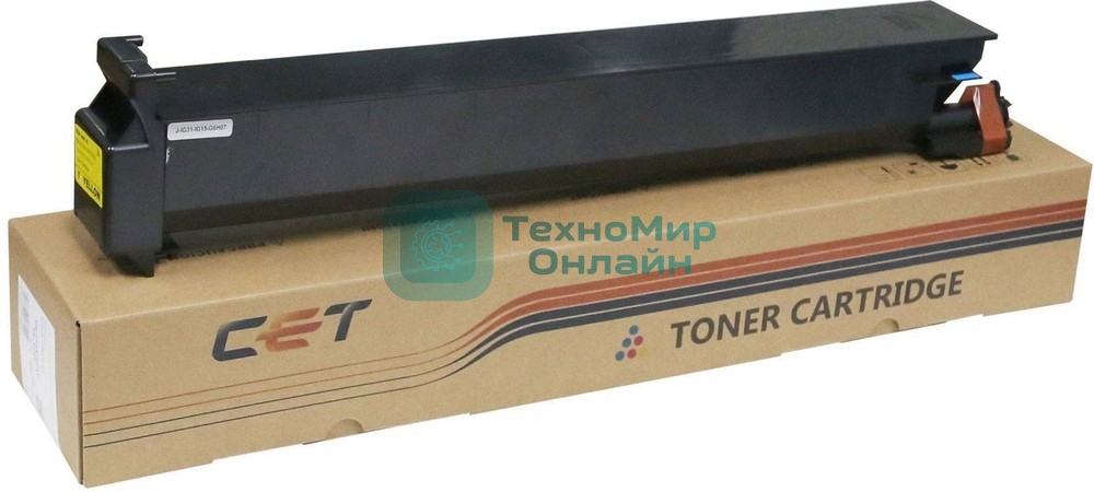 Картридж лазерный CET TN-213Y/214Y/314Y CET6802 Yellow (360 г. 20000 стр.) для Konica Minolta Bizhub C200/C203/C253/C353