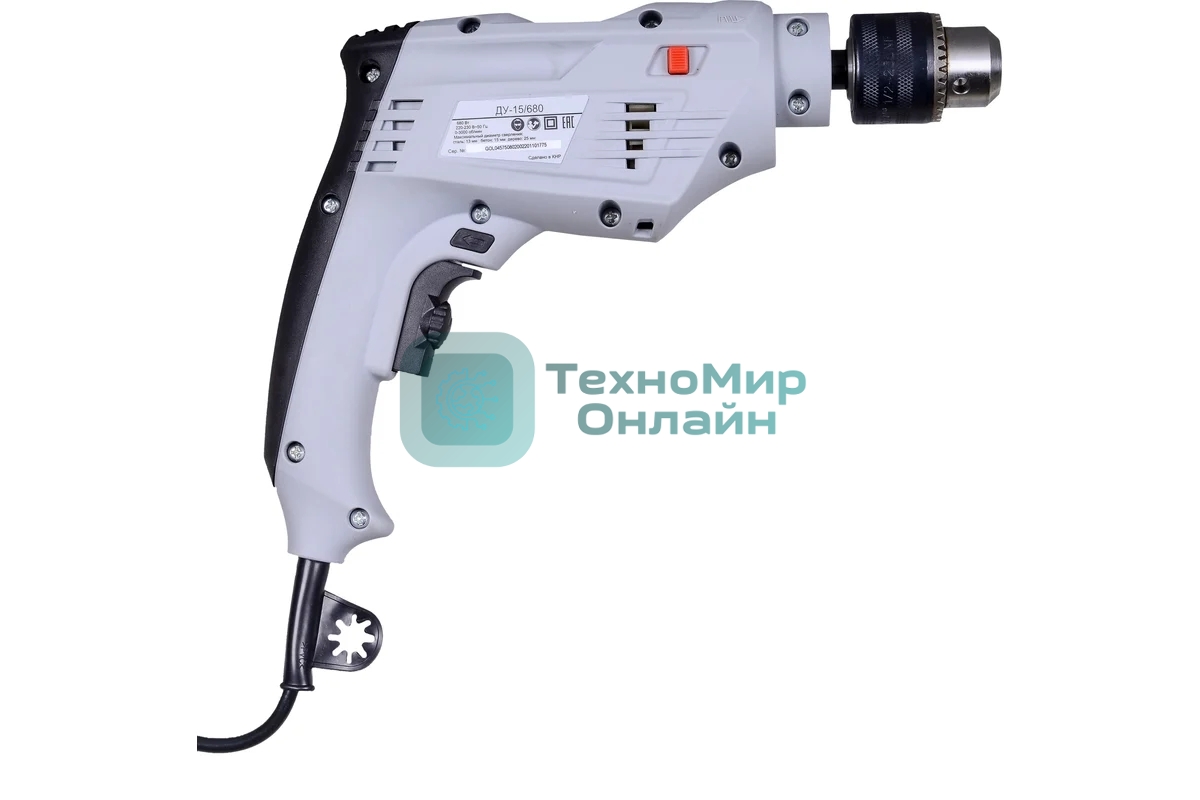 Дрель ударная Ресанта ДУ-15/680 680Вт патрон:кулачковый реверс