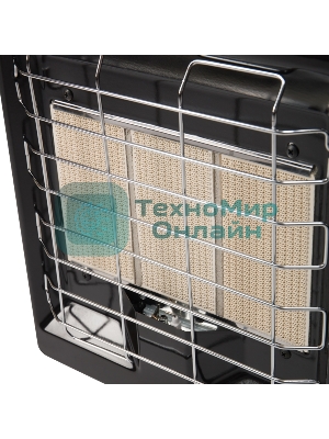 Обогреватель инфракрасный газовый Rexant для дома, 4,2 кВт, для баллона 27 л, черный