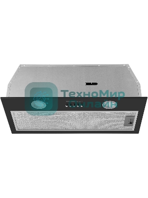 Вытяжка встраиваемая HOMSair Fleet 60 черный, 59.8 см, 520 куб. м/ч, 50 дБ