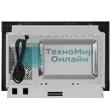 Микроволновая печь встраиваемая Maunfeld MBMO820MS03 нержавеющая сталь, 20 л, 1250 Вт, переключатели - поворотный механизм